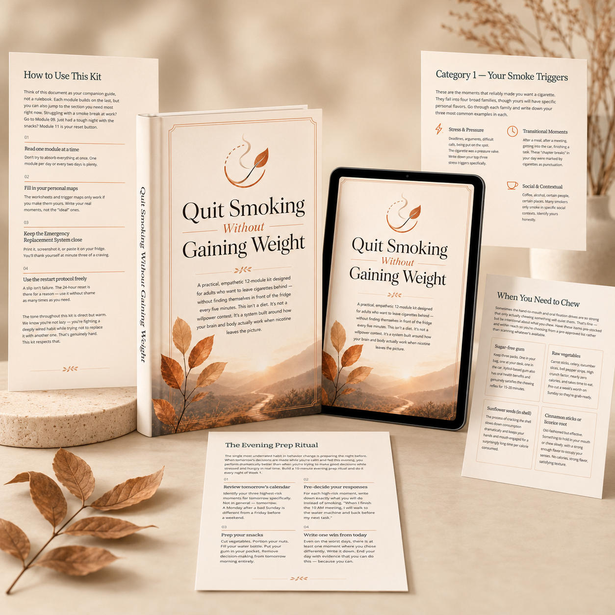Weight-Safe Quit System core offer mockup